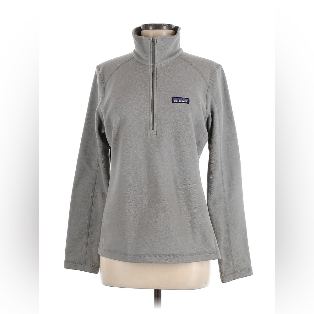 Grey Patagonia Quarter Zip Fleece